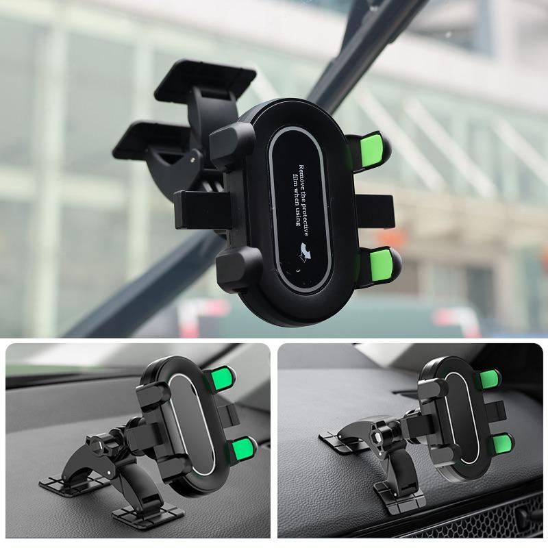 Adjustable Car Dual Base Dashboard New Phone Holder Ultra Stable Car Phone Holder Mobile Phone Stand for 4.0-8 Inch