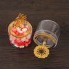 Eid Mubarak Middle Eastern Round Snack Tray Metal Plastic Ramadan Candy Nut Dessert Container Decorative Food Presentation Party