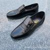 Men's Leather Business Shoes with Rubber Sole for Spring and Autumn