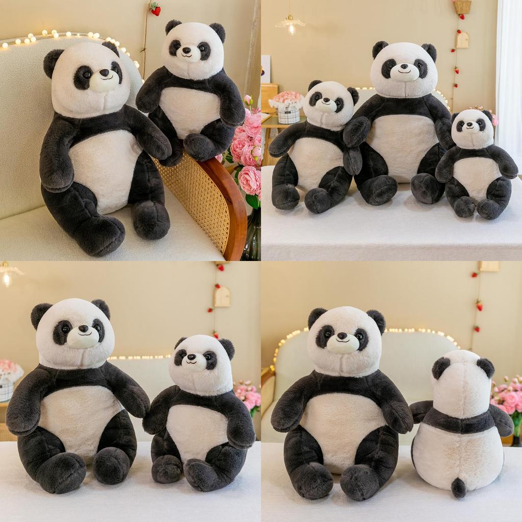 Cute Wulula Panda Plush Toy Fat And Chubby Panda Doll Wholesale Cross-border For Girls