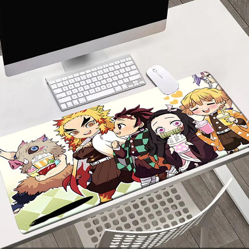 Anime Slayer Characters   Mouse pad Office Desk Mat, Gaming Mouse Pad Mousepad, keyboard pad,Heavy-Duty Non-Slip Rubber Backing, Gift