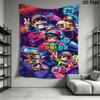 Roblox Poster Wall Hanging Printed Fabric Blanket Decorative Tapestries for Bedroom Living Room Home Decor