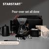 STAR-START Hand Pour Coffee Maker Set with Electric Grinder