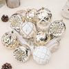Neueste Champagner Gold Weihnachts-Kugeldekorationen Frohe Weihnachten Baumschmuck Exquisite geformter Weihnachtsanhänger Party-Dekoration Kugel