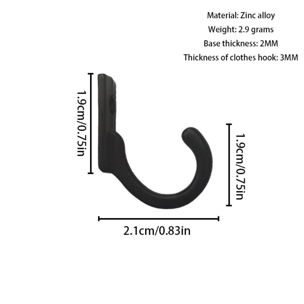 10/20/50pcs Zinc Alloy Coat Hooks Vintage Bronze Hangers Small Wall Hooks Entryway Hooks for Bathroom Bedroom Kitchen