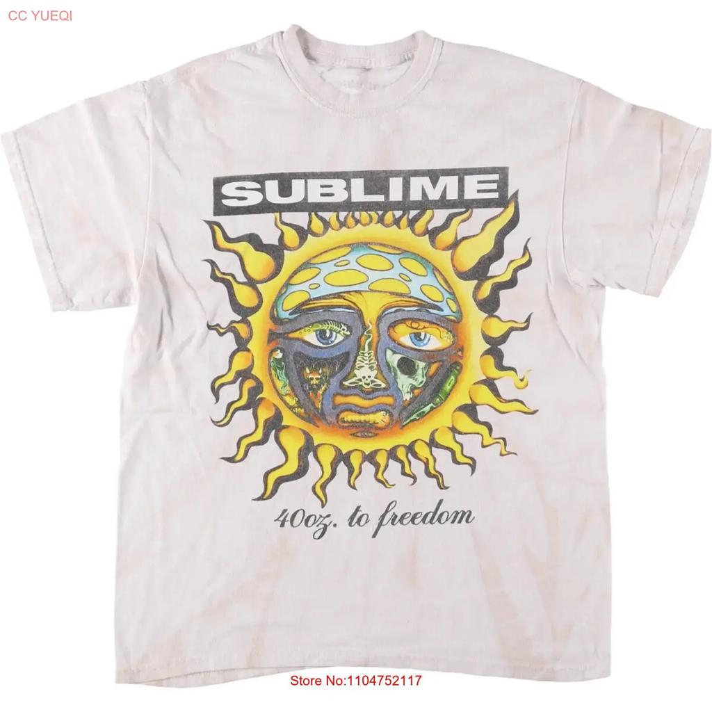 SUBLIME Band T Shirt Unisexs M Size Eaa Vintage Washed Top For Everyday Wear Fashion Soft Versatile Unisex Slightly