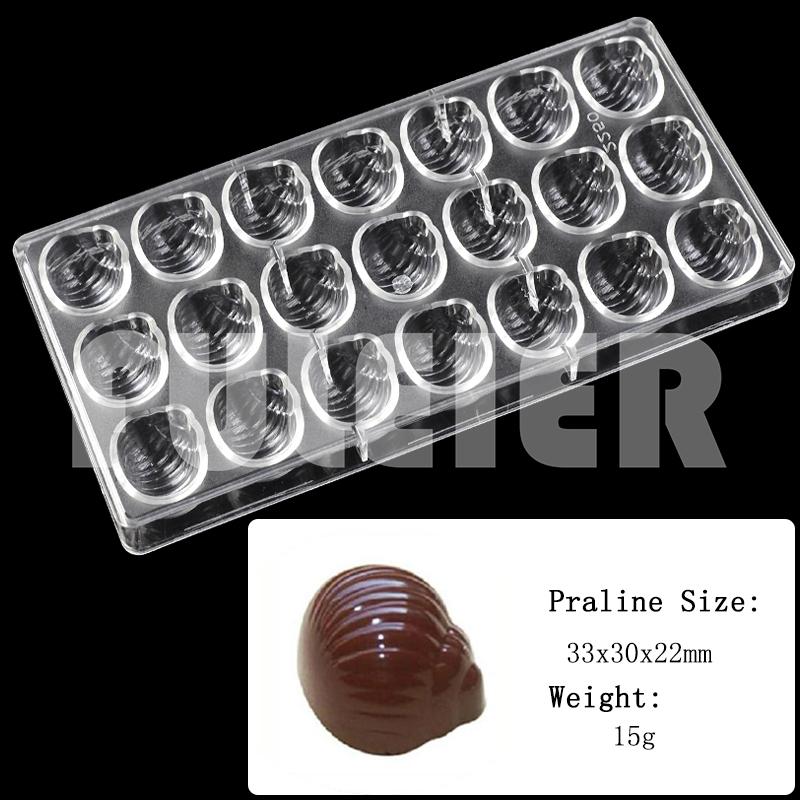 3D Polycarbonate Chocolate Mold For Baking Candy Bar Mould Sweets Bonbon Chocolate Cake Decoration Confectionery Tool Bakeware