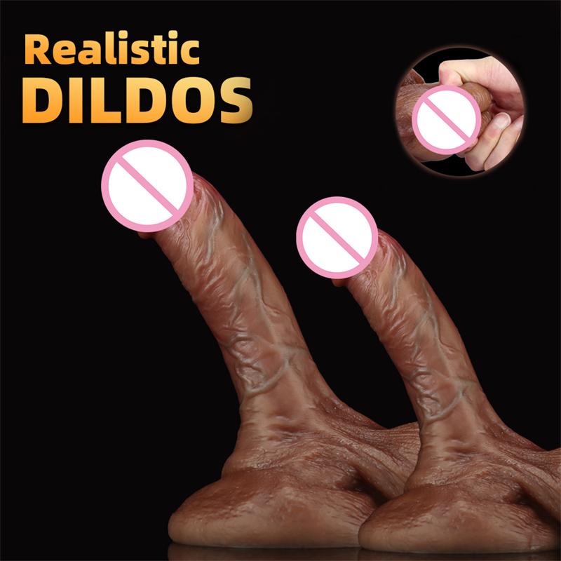 Żeński makijaż Phallus Masturbator Super miękka symulacja o wysokiej wierności Phallus Adult Products