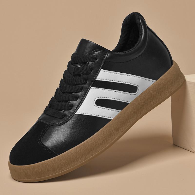 Fashion Stylish Style Men's Vulcanize Shoes Genuine Leather Casual Shoes Leisure Walk Male Tenis Masculino Versatile Skateboard Footwear