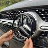 ABS Car Front Grille Emblem Decal Cover Accessories for Mercedes Benz W204 W205 W210 W211 W212 W213 C E Class GLA GLK ML GLC GLE LQ2