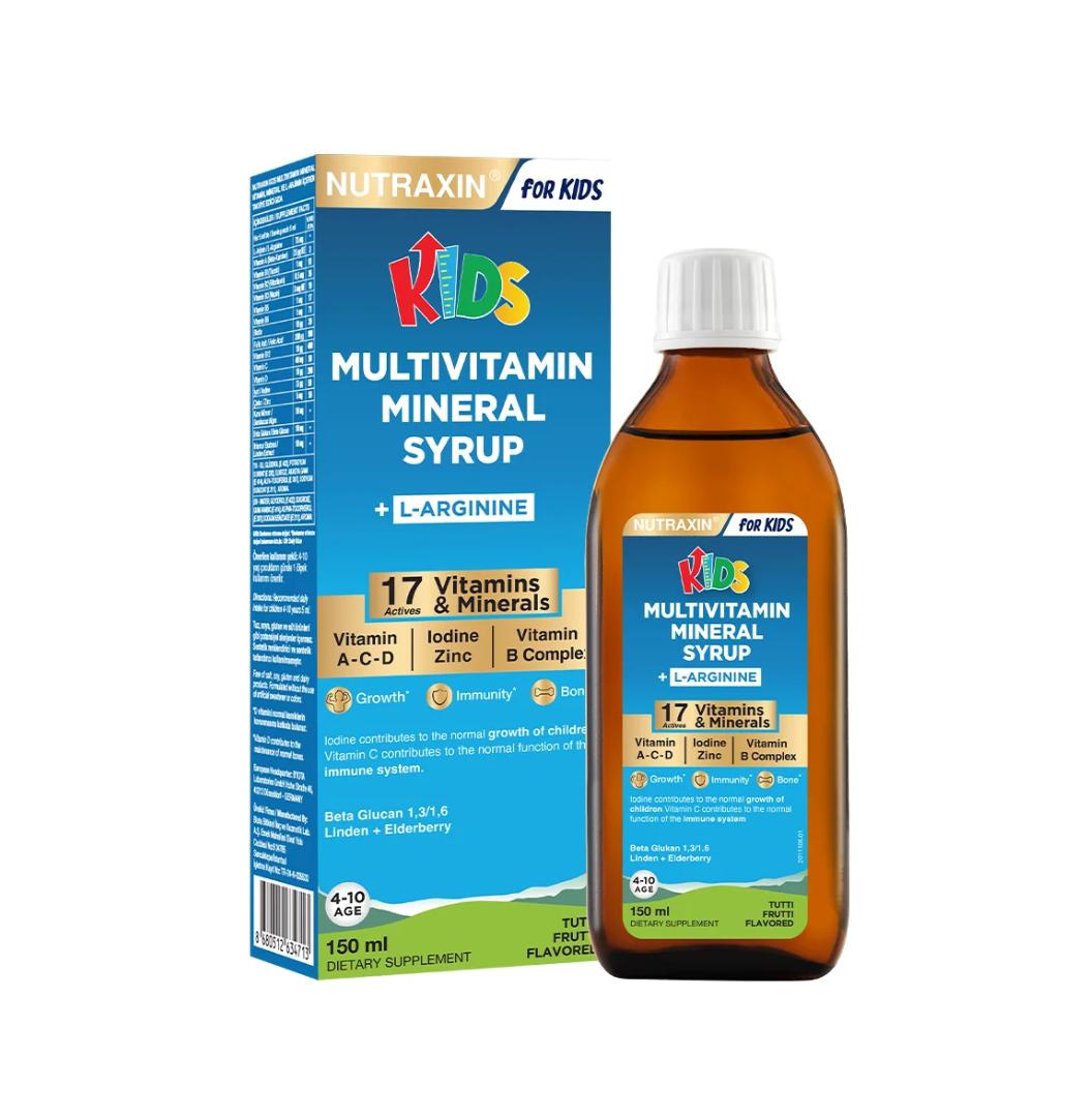 

Nutraxin Kids Multivitamin Mineral Syrup 150ml