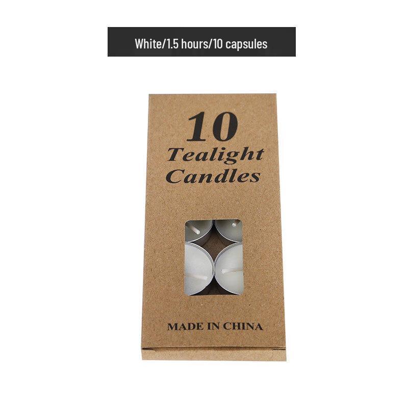 LIEI 2-Hour Smokeless Tea Light Candles, 100 Count