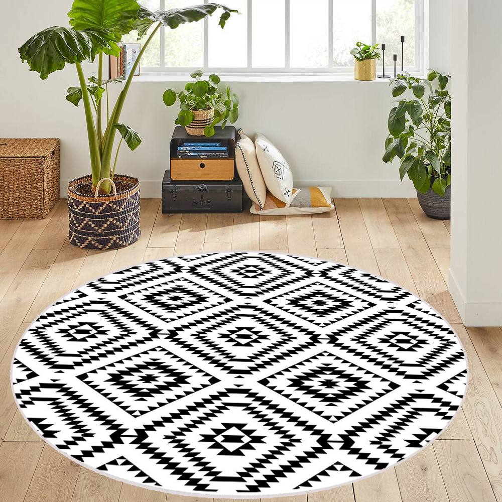

Mosimoso Home RC1398 Ковер с принтом на подошве в горошек 100x100 cm