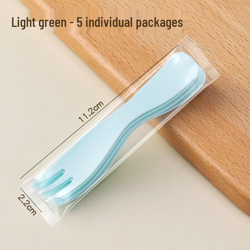 Disposable Thickened Wavy Plastic Dessert Forks