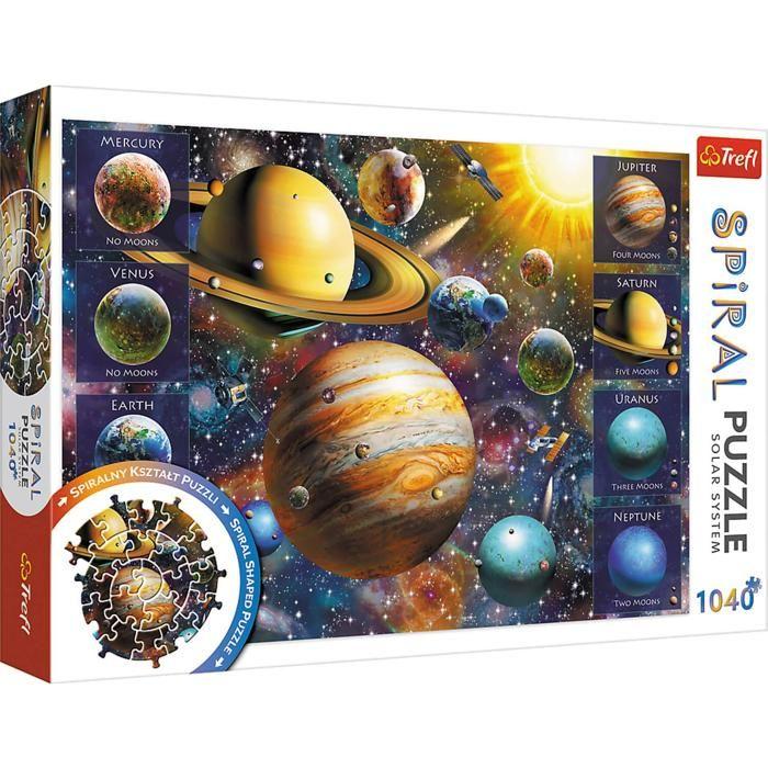 Puzzle 1040 pièces : Puzzle Spirale - Système solaire
