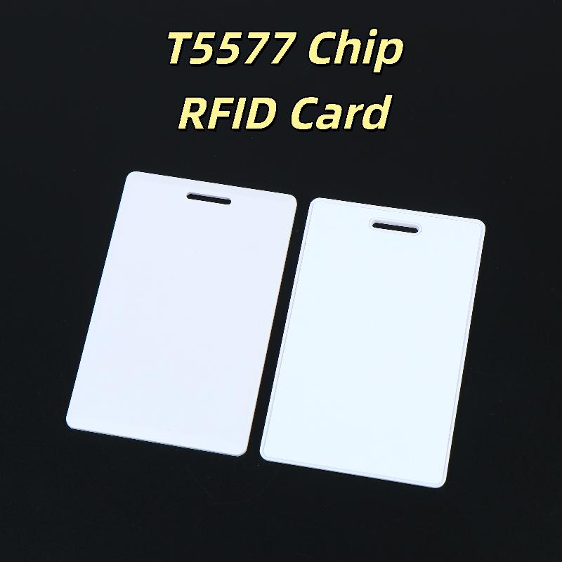 1/3/5Pcs Copy Rewritable Duplicate 125Khz Rfid T5577 Writable Thick Card Rfid T5577 Blank Card Chip Cards