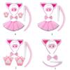 4/5/6Pcs Pig Costume Set Pig Ears Headband Pig Nose Tail Bow Tie Animal Fancy Costume Kit Accessories Party Decorations