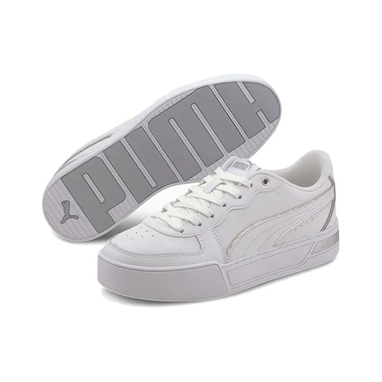 Puma Skye Metallic 'White Silver' (Unisex) White / White / Silver Skate Shoes 374797 01
