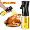 1Pc 200/500 ML Oil Spray Pot Kitchen Household Edible Olive Oil Spray Bottle Atomized Misty Oil Tank Air Fryer Spray Bottle
