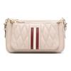 Bally Three-In-One Ginger Pattern Stitching Striped Leather Underarm Crossbody Shoulder Bag Women bags Beige 6236882