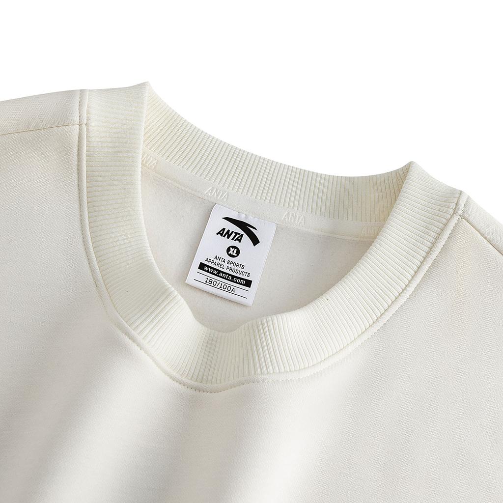 Anta Fox Bo Trendy Versatile Campus Commuting Casual Fashion Round Neck Fleece Warm Classic Retro Comfortable Sweatshirt Unisex Sweatshirt 972618702-4