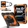 Etui obrotowe Uniwersalne do IPad Pro 13 2025 M5 2024 M4 A3360 A3361 A3362 A2926 A2925 A3007 Hybrydowe Pokrowiec Pasek na Ramię