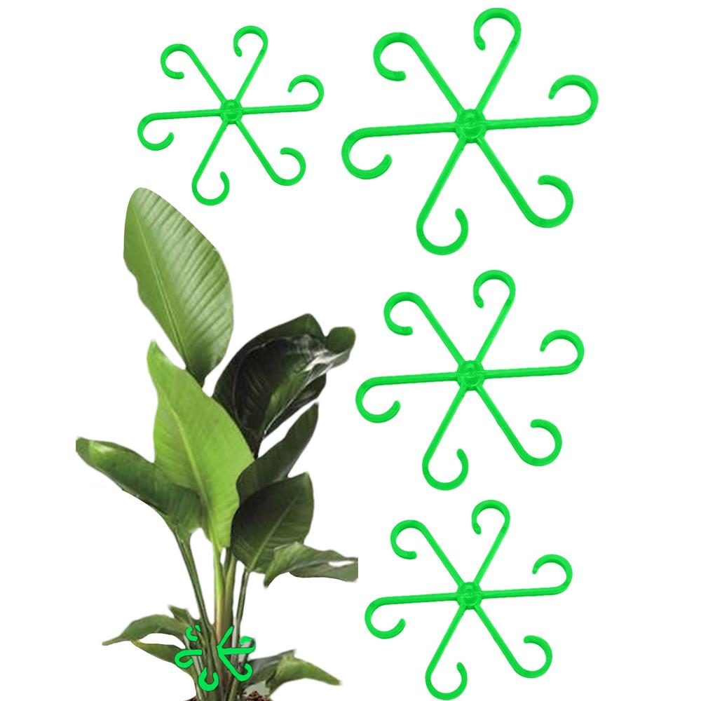 Suport tulpină Alocasia Monstera Leaf Suportă 4 bucăți cleme de sprijin pentru viță de vie pentru ca plantele cățărătoare să crească în poziție verticală și să devină mai sănătoase