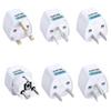 Universal International Travel Plug Adapter Multifunction Au Uk Us To Eu Type E/F France Spain Ac Electrical Socket