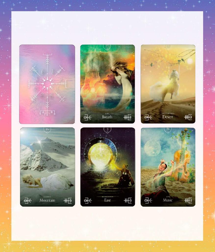 [Japanese] Elemental Oracle THE ELEMENTAL ORACLE Oracle Cards with Japanese Instructions, Tarot Cards, Fortune Telling [Authentic]