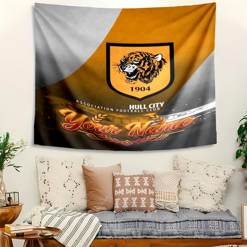 Personalized Name H-Hull Tapestry, Wall Hanging Tapestry, Pattern Tapestry for Dorm Bedroom Living Room Wall Art Photography Backdrop