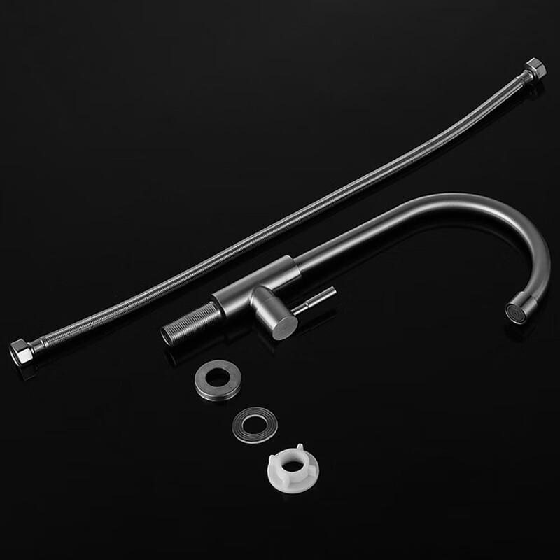 Zhuishi 304 Stainless Steel Single Cold Kitchen Faucet