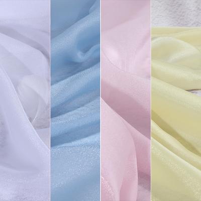 100x150cm Translucent Chiffon Tulle Fabric Material for Skirt Decoration Stage Performance Costumes DIY Sewing Handmade Fabric