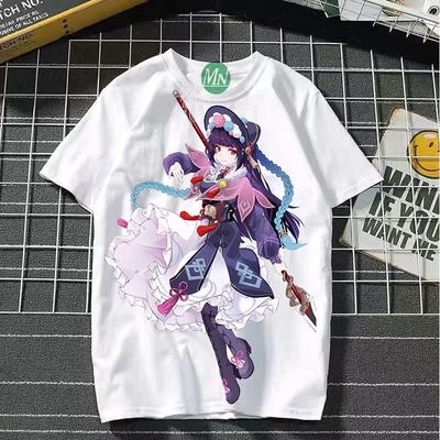 Genshin impact cosplay gioco manga T-shirt maglietta canottiera canottiera poliestere