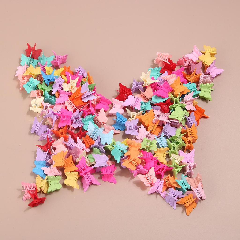 Butterfly Mini Frosted Hair Clips for Braiding and Bangs