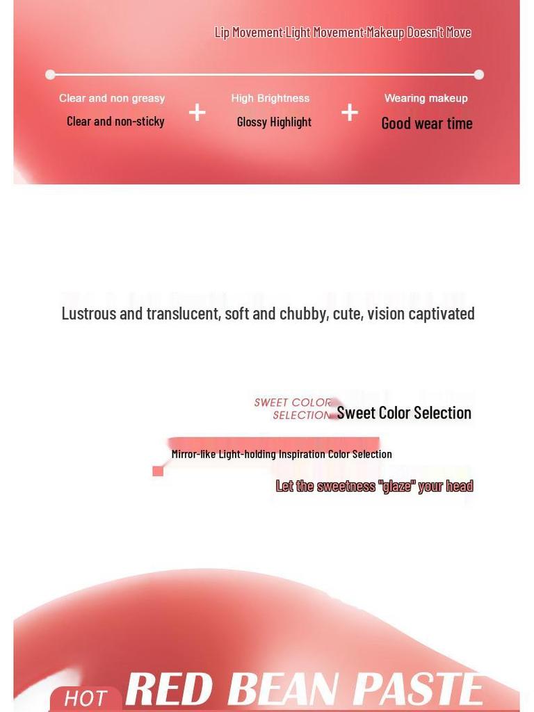 Angel's Temptation Lip Glaze Set: Matte Velvet, Mirror Shine, and Plumping Water Light Lipsticks