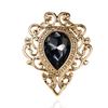 Retro Alloy Rhinestones Brooches for Women Men Suit Shirt Collar Pins Fashion Jewelry Hollow Out Corsage Bag Hat Accessories