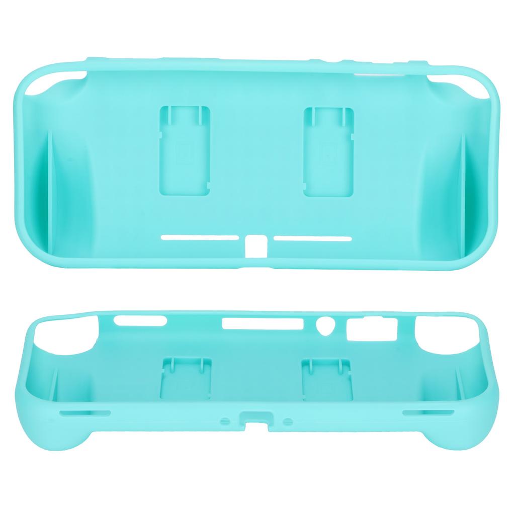 SND‑434 Protective Cover for Switch Lite Built In 2 Game Card Slots Portable Half Packed Protective CoverTurquoise