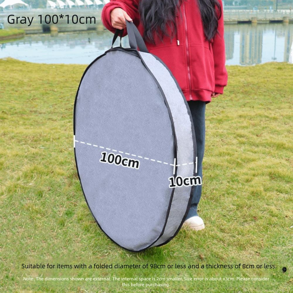 Multi-Functional Storage Bag Round Handheld Plate Bag New Household Organizer  Cam Tent