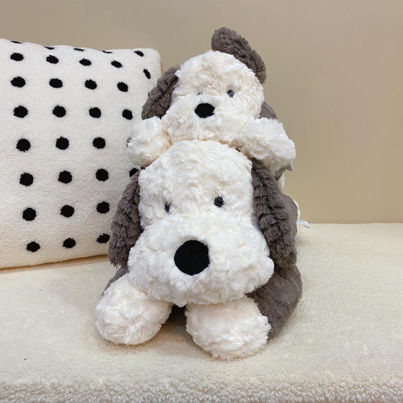 Cute soft puppy dog plush toy doll cute doll children sleeping doll throw pillow sofa cushion 35cm