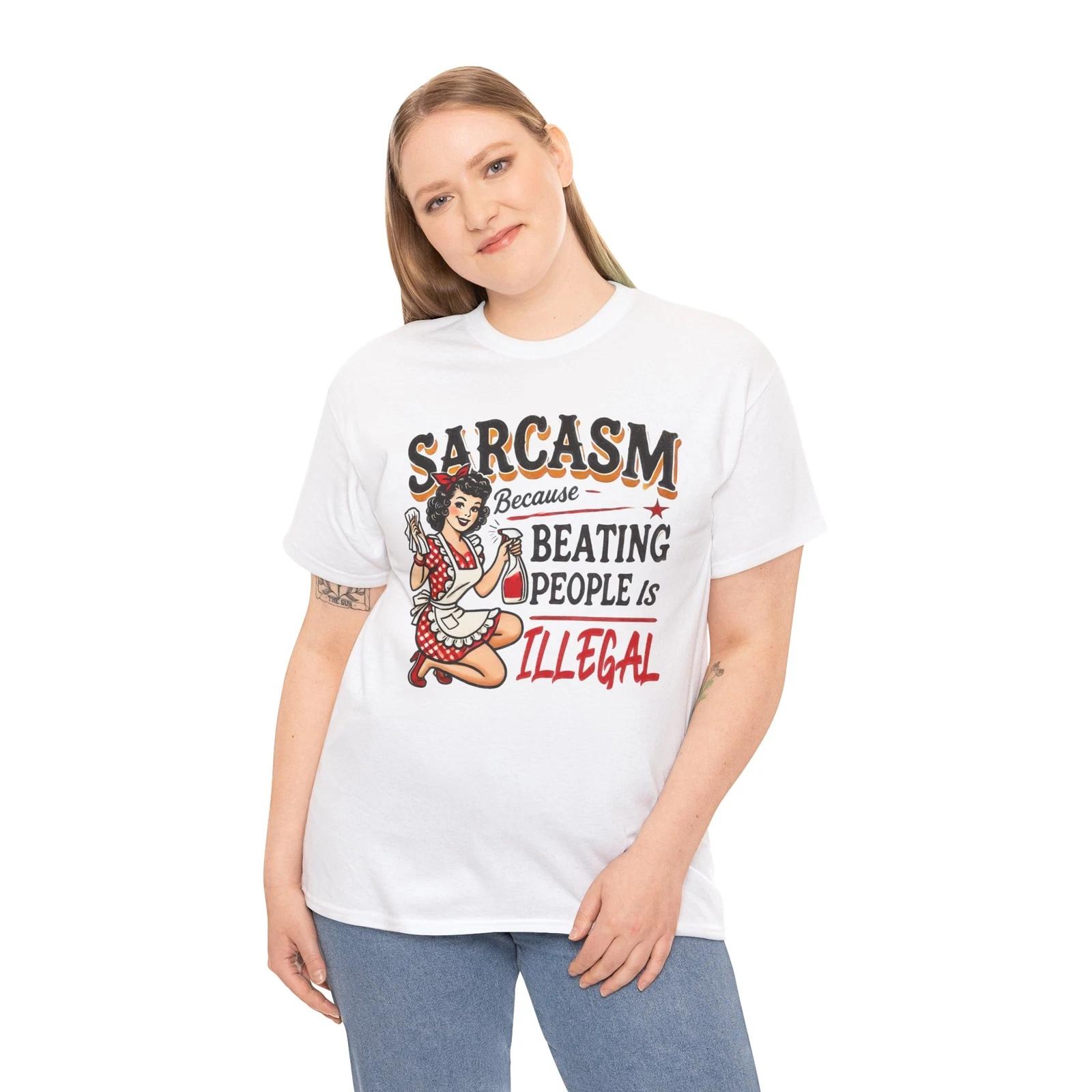 Sarcastic T-Shirt - Silly & Funny Tee for Lighthearted People 4XL