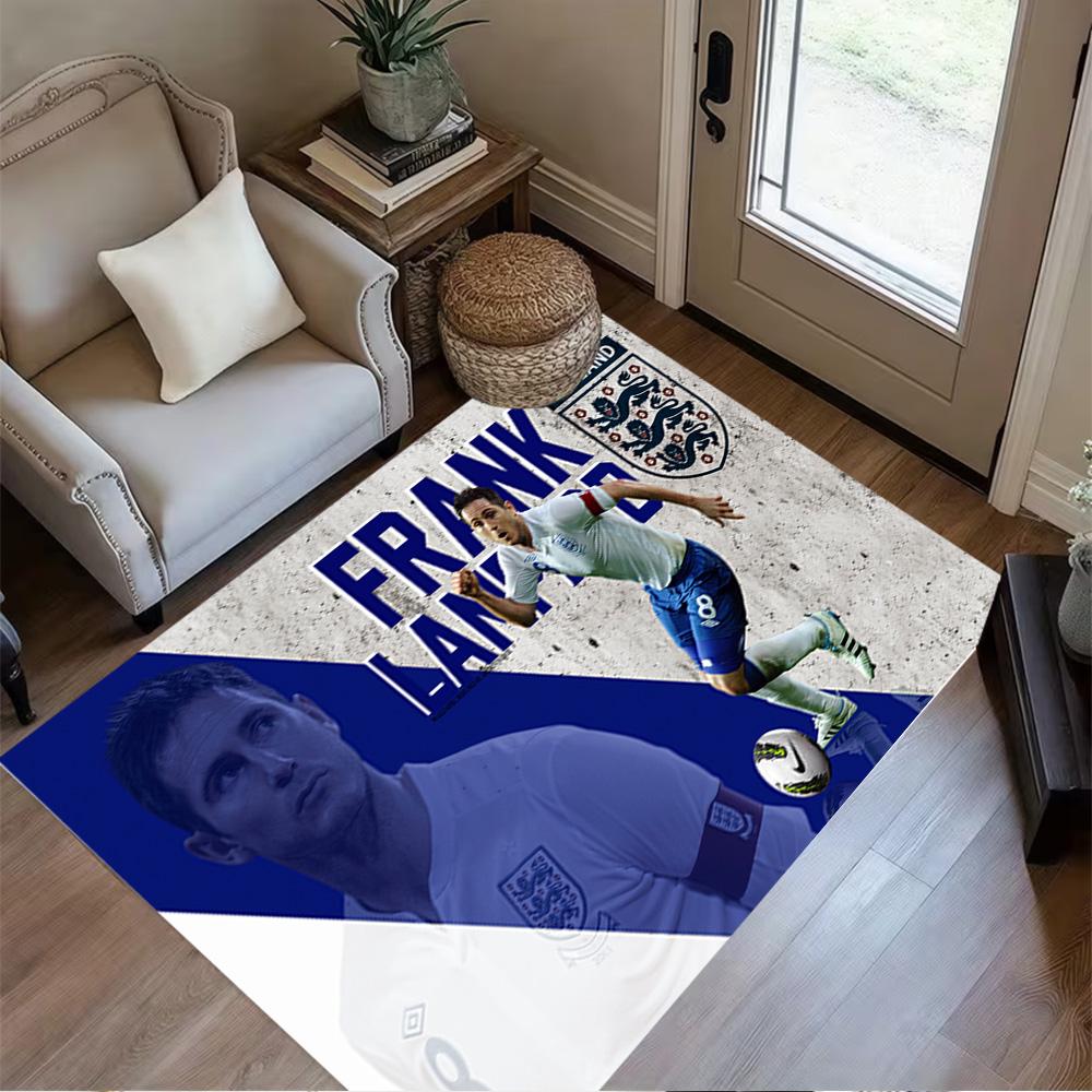 Frank Lampard England Legend Area Rug Perfect for Dormitory Playrooms Game Room Bedrooms Antislip Carpet Office home decor Gift for Festivals