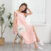 Damen-Baderock aus Korallenfleece mit Sternenmotiv – saugfähig, strapazierfähig, tragbares Tragetuch-Design