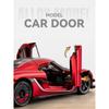 1/24 Koenigsegg Jesko Super Sports Car Alloy Car Model Ornaments for Children Boys Toys Pullback Light Simulation Model Diecast Toy Vehicle