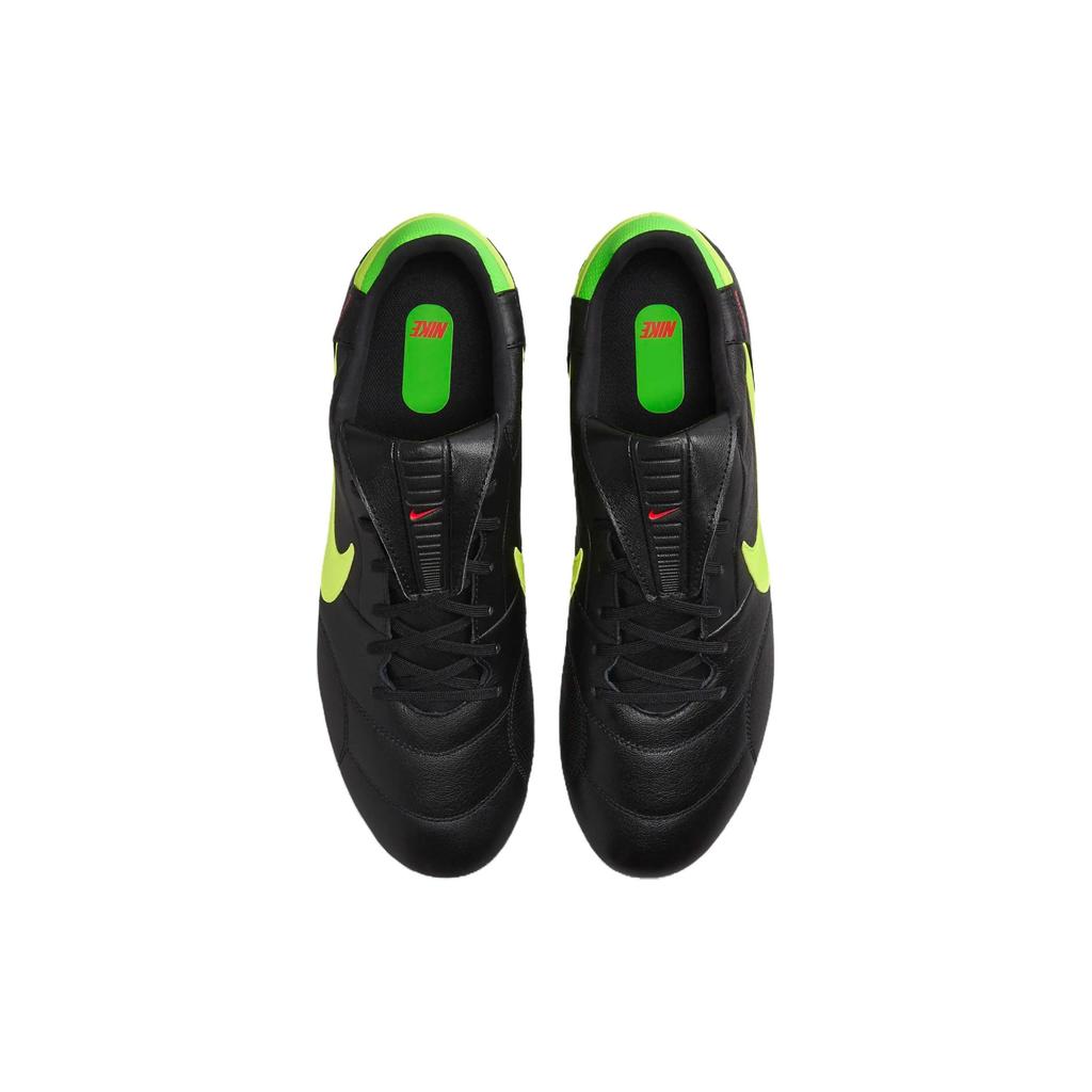 Nike Premier 3 Low FG Black Green Strike Unisex Sneakers Bright-Crimson Volt HM0265-008