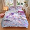 Fantasy Warrior Trio Print 3Pcs Bedding Setduvet Cover With 2 Bedropillowcase Home Birthday Gift