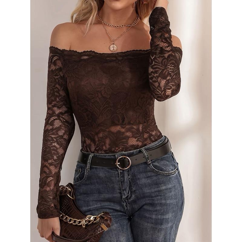 GMXIA Women's Fashion Long Sleeve One-shoulder Spring Autumn Casual Blouses & Shirts
