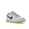 Nike Dunk Low GS 3D Swoosh Kinder-Sneaker Weiß Schwarzlich-Blau Volt DV3478-100