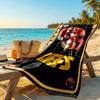 Kc Beach Towel High Absorbency & Quick-Dry Comfortable Lightweight Suitable for Swimming, Gym, Camping, Yoga Vacation