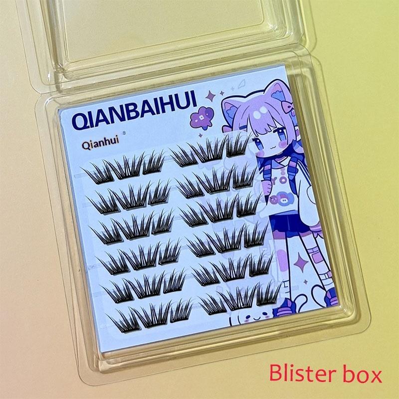 

Пучки вій для самостійного наклеювання, безклеєві накладні вії, натуральні вії, вії манга, м які накладні вії, щоденний макіяж A1