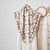 Summer Atmosphere Wearing Headscarf Twill Silk Simulation Silk Cool Diagonal Scarf Cashew Print Women's Triangle Silk Scarf